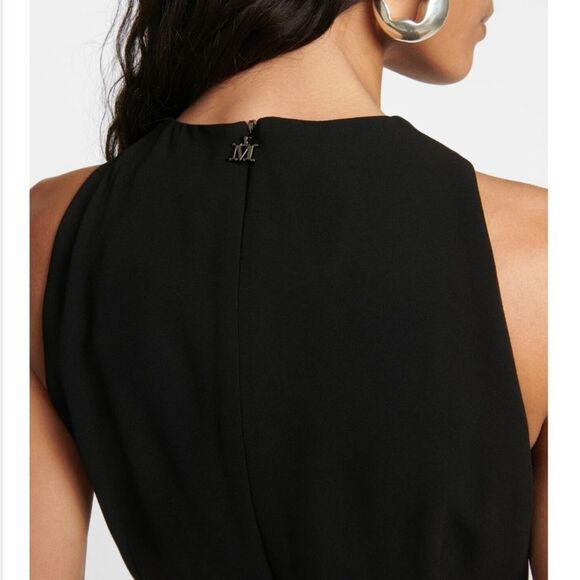 Max Mara Luna Grecian Neck Cady Dress Size 6 NWT $995 - Picture 4 of 11